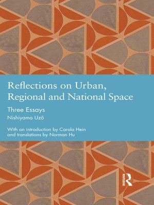 cover image of Reflections on Urban, Regional and National Space